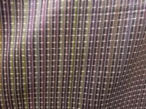 アンティーク　縞織出し本場大島紬着物